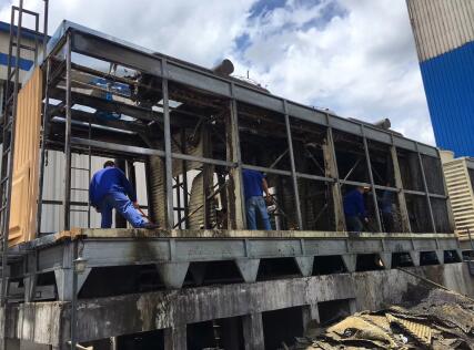 冷卻塔填料如何換？